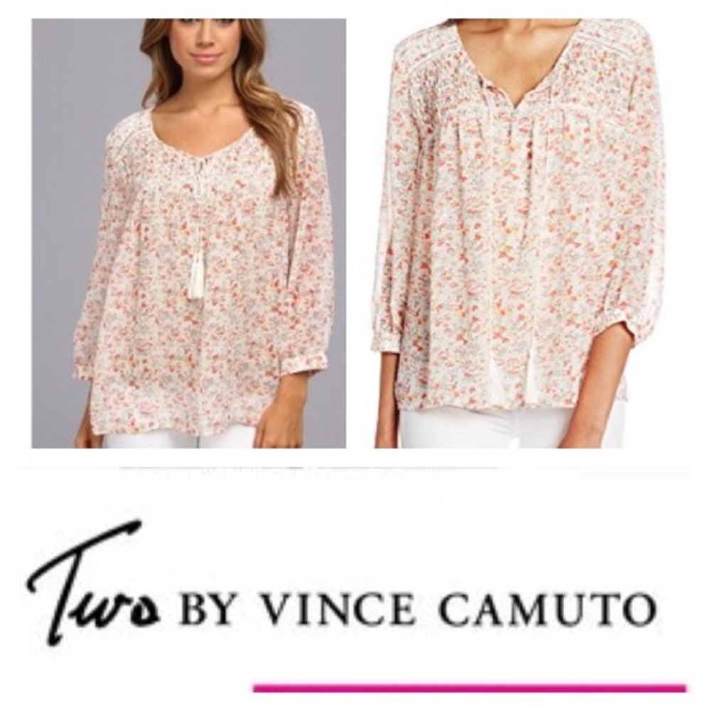 Vince Camuto Peasant Top